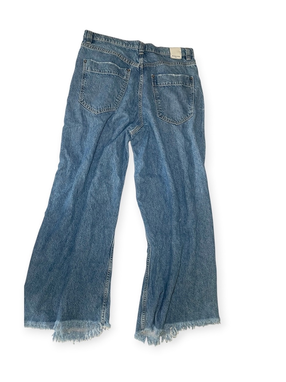 Free People We The Free Old West Slouchy Jeans Size 31 Wide Leg Denim - Picture 4 of 10